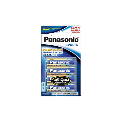 PANASONIC ถ่าน Evolta ขนาด AA แพ็ค 4 ก้อน | OfficeMate