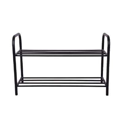 KASSA ชั้นวางรองเท้า 2 ชั้น รุ่น SR01 สีดำ ขนาด 63 x 28 x 39 ซม. KASSA