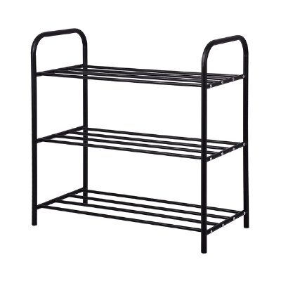 KASSA ชั้นวางรองเท้า 3 ชั้น รุ่น SR02 สีดำ ขนาด 63 x 28 x 60 ซม. KASSA