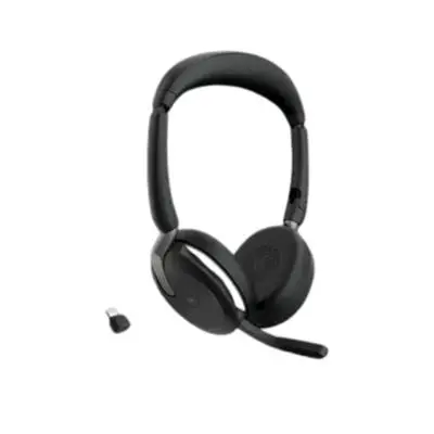 JABRA หูฟังไร้สาย รุ่น Evolve2 65 Flex Link380c MS Stereo (USB-C, 26699-999-899)