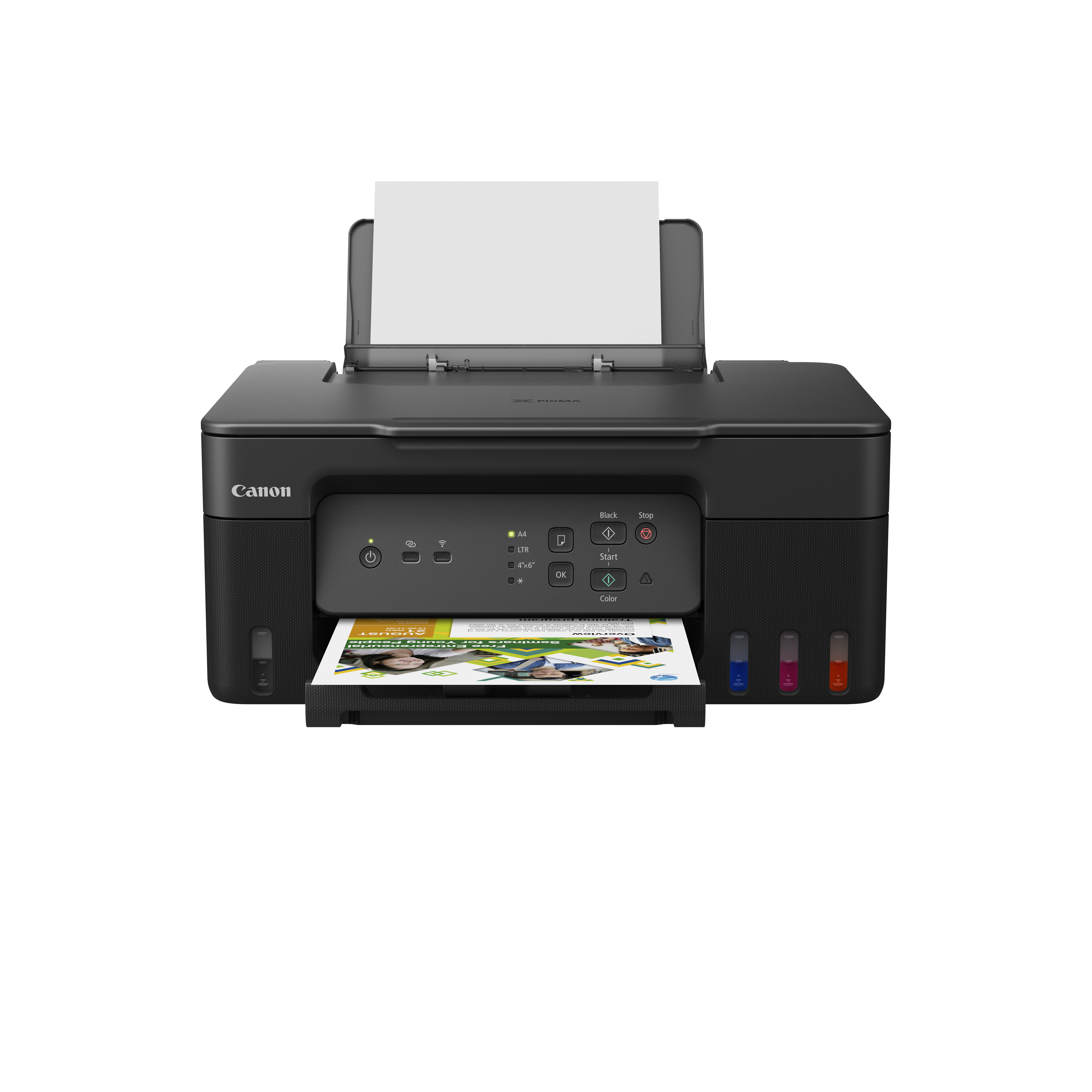 เครื่องปริ้น ยี่ห้อไหนดี CANON PIXMA G3730 สีดำ