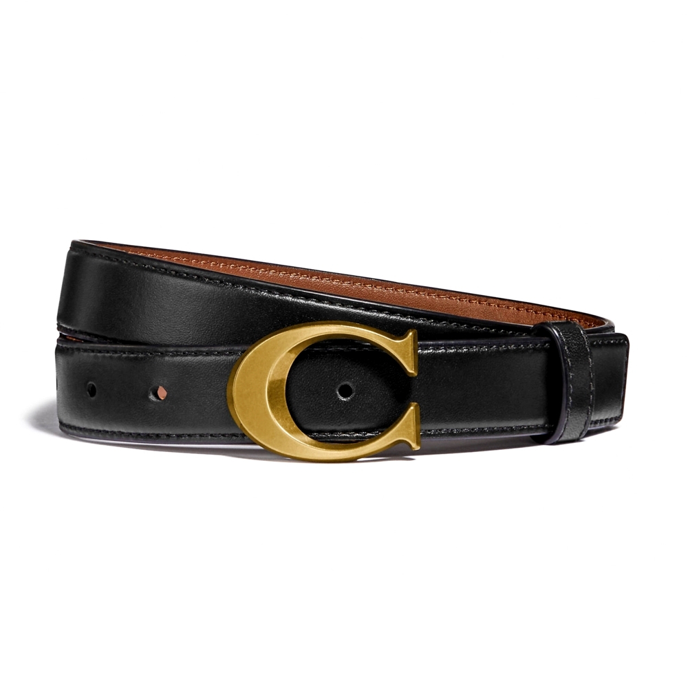 COACH F83960 SIGNATURE BUCKLE BELT, 25MM (B4FD7XL) | OfficeMate display picture 1