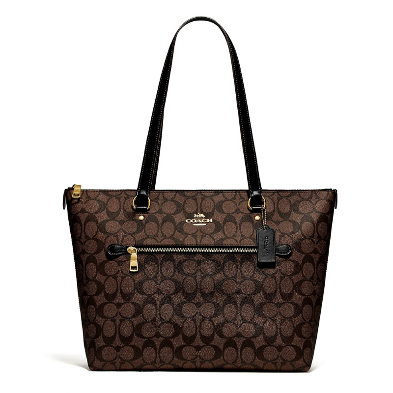 COACH F79609 GALLERY TOTE IN SIGNATURE CANVAS (IMAA8) | OfficeMate