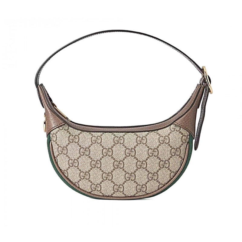 GUCCI กระเป๋าสะพายไหล่ OPHIDIA GG MINI BAG (BEIGE/EBONY/BROWN)