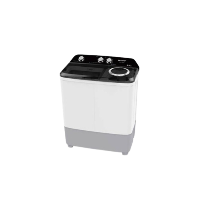 SHARP เครื่องซักผ้า 2 ถัง TWIN TUB รุ่น ES-TW80W ขนาด 8 KG