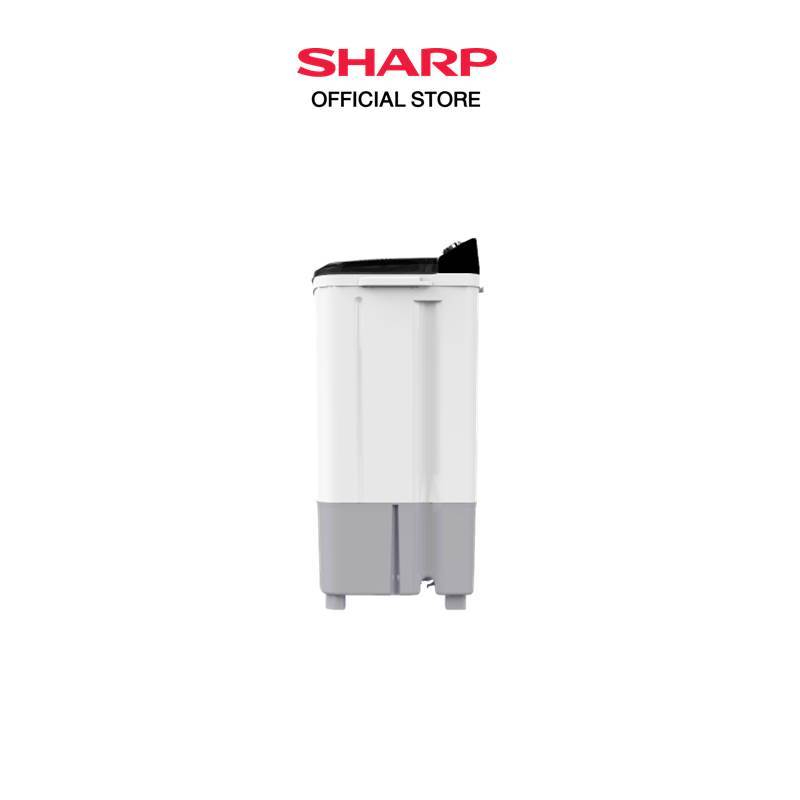 SHARP เครื่องซักผ้า 2 ถัง TWIN TUB รุ่น ES-TW80W ขนาด 8 KG