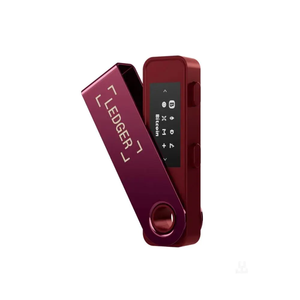 Ledger Nano S Plus Crypto Hardware Wallet Red Piece | OfficeMate
