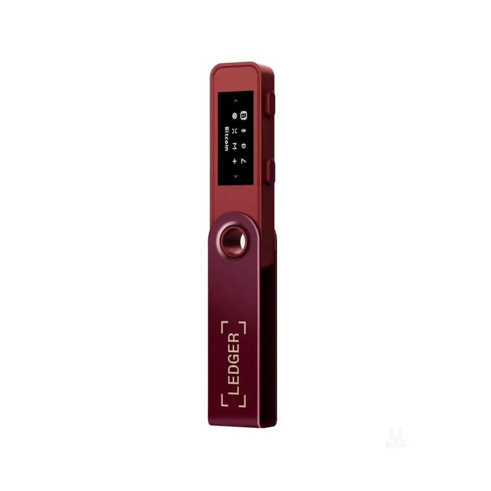 Ledger Nano S Plus Crypto Hardware Wallet Red Piece | OfficeMate
