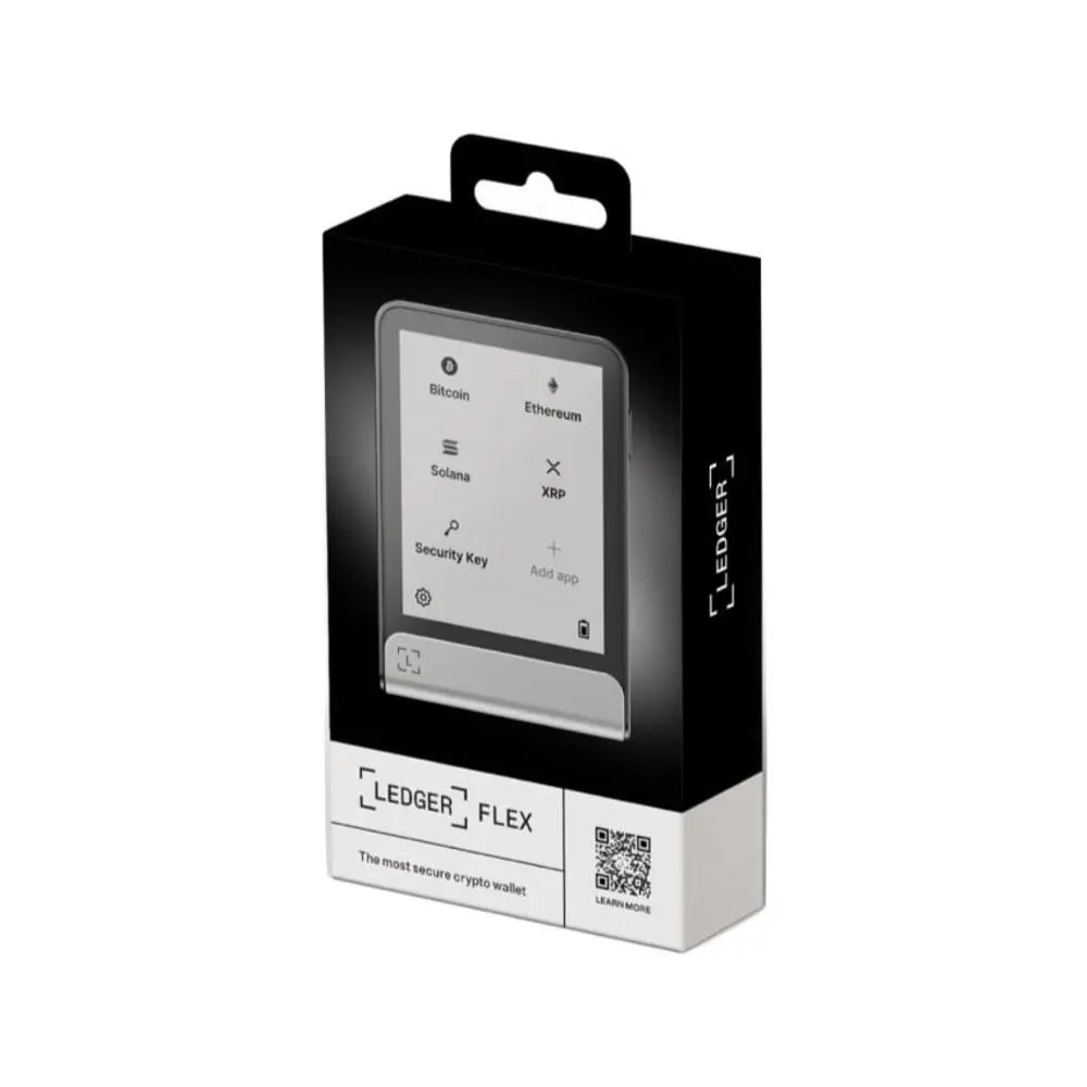 Ledger Flex Recovery Key Crypto Hardware Wallet Black Piece | OfficeMate