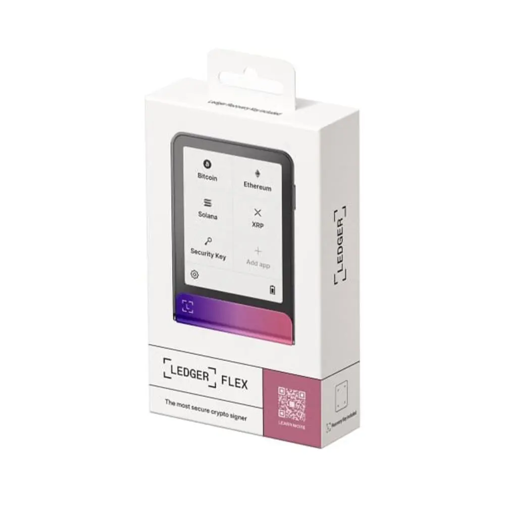 Ledger Flex Recovery Key Crypto Hardware Wallet Purple-blue Piece |  OfficeMate