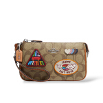 Coach CK383 Nolita 19 In Signature Canvas With Patches IN Khaki Multi