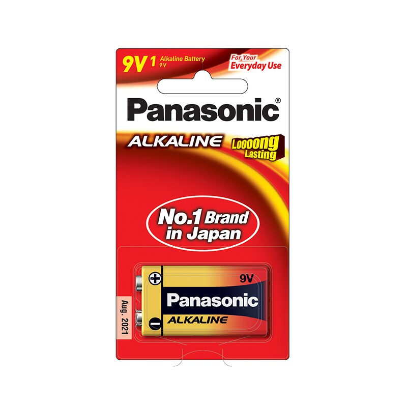 Panasonic 6LR61 9V Alkaline Battery – Kamerastore