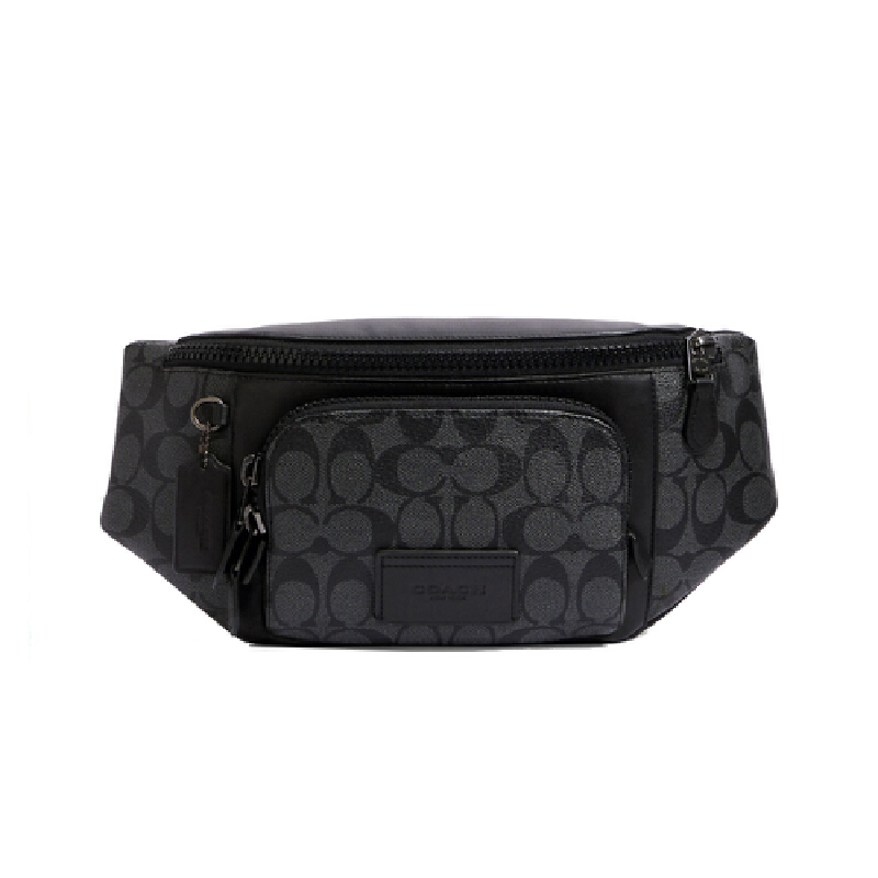 Coach belt bag on sale in signature leather